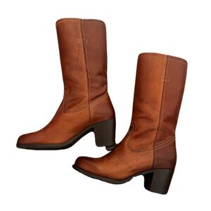 Frye Brown Heeled Boots women